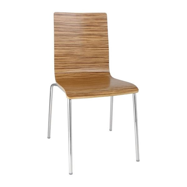 Chaises de salle à manger Bolero placage de hêtre Zebrano, UE: 4 pièces, GR344