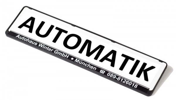 Enseigne publicitaire Eichner Miniletter standard, blanc, impression : Automatique, 9219-00157