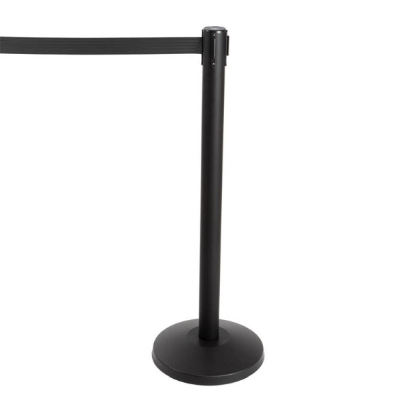 Support de démarcation ALLPAX Stoppo XL noir, cordon de serrage noir 3,4 m, 10010350