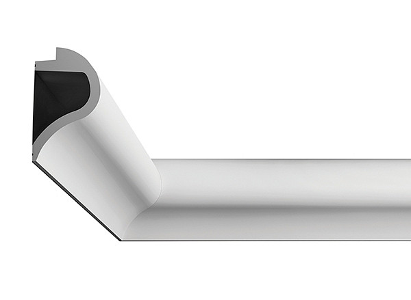 rutec Projekt cove moulure 14x8 vague PU - mousse - moulure - 2 mètres, PFG045