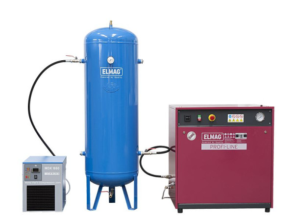 Compresseur ELMAG PROFI-LINE 'SILENT', PL-S 1100/10/3 D - en colis 2, 10123