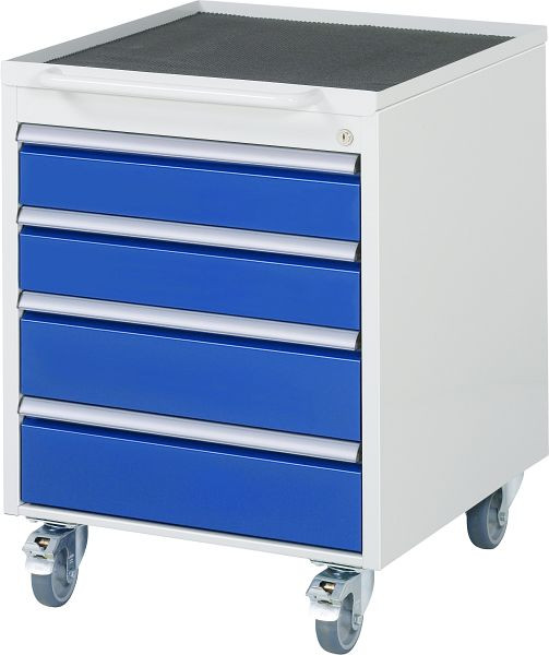 Roll-conteneur RAU série 7000, L580 x P650 x H745 mm, 4 x tiroirs taille L 2xH120, 2xH150 mm, 15-3.6A.11