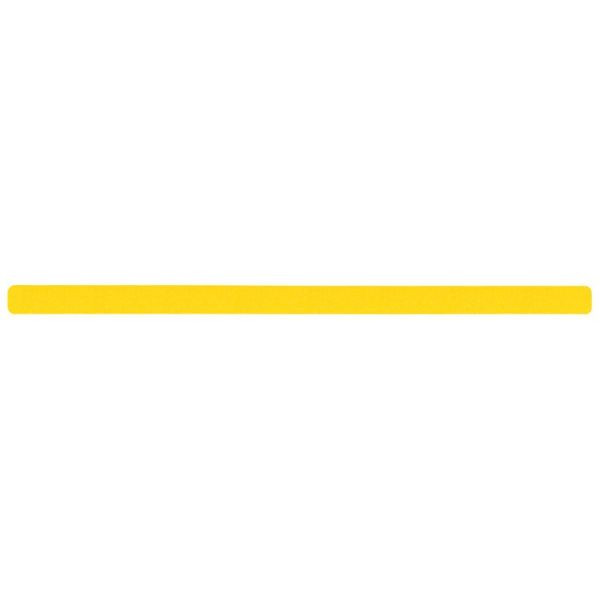 m2 Revêtement antidérapant Easy Clean, jaune, bandes individuelles 50x1000mm, UE : 10 pièces, M3GV100502