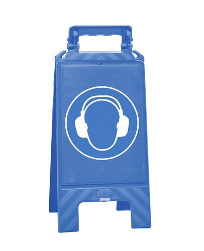Écran d'avertissement Moravia bleu, plastique, pour marquage des zones obligatoires, protection auditive, 252150