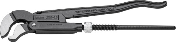 Pince pour tubes d'angle Hazet, norme : DIN 5234, surface : revêtement par poudre, mâchoire brillante, longueur : 416 mm, 2183-1.5