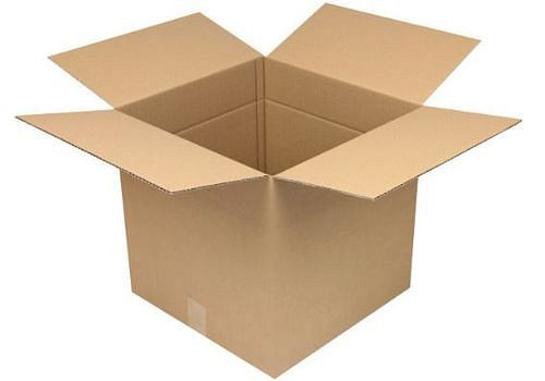 Boîte pliante en carton ondulé TransPak 1 paroi, dimensions intérieures 400 x 400 x 400 mm, qualité 1,30C, paquet de 25, 299280