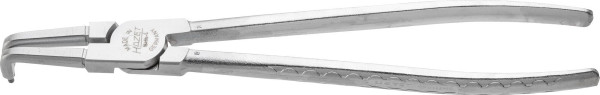Pince pour circlips Hazet, standard : DIN 5256 forme D, surface : chromée, pointe gris acier, longueur : 310 mm, 1846B-4