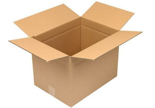 Boîte pliante en carton ondulé TransPak 1 paroi, dimensions intérieures 390 x 290 x 300 mm, qualité 1.20C, paquet de 25, 299270