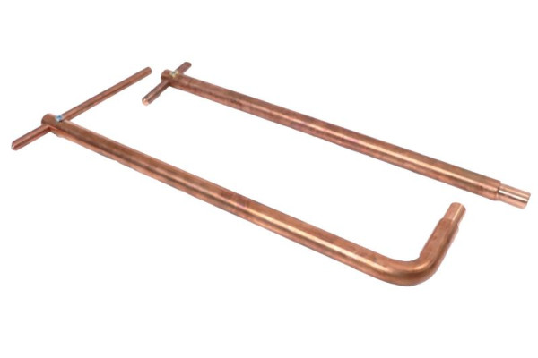 Bras d'électrode ELMAG CU Ø 12 mm, longueur : 500 mm, hauteur : 220 mm, modèle 7407 adapté aux modèles 7900 - 7902 - 7911, 56343