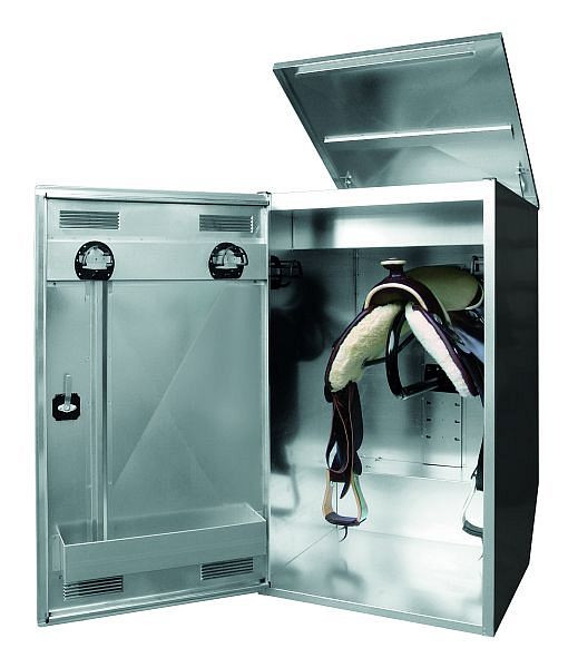 Armoire à selle de tournoi Peetz, galvanisée, 120 x 70 x 75 cm, 221VZ