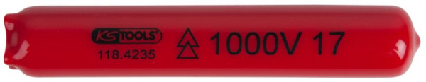 KS Tools Passe-fil isolé avec capuchon de serrage, 10 mm, L=100 mm, 118.4235