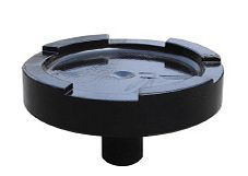 Couvercle support TDL en forme de casserole 85x20 mm, mandrin Ø 17 mm, 02045