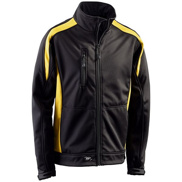 Korsar Softshell Jacket Athletic noir-jaune, taille: XS, 3371122862