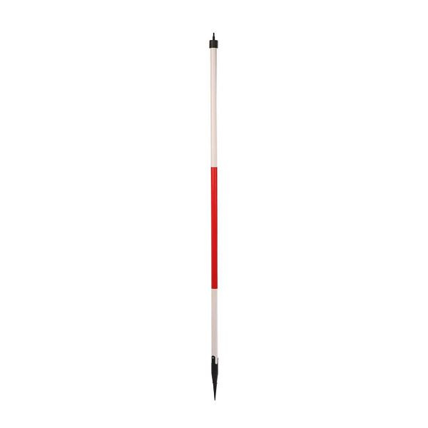 Mât NESTLE, bois, revêtement PVC, y compris adaptateur, double pentagone / prisme angulaire, 1,5 m, 11200000