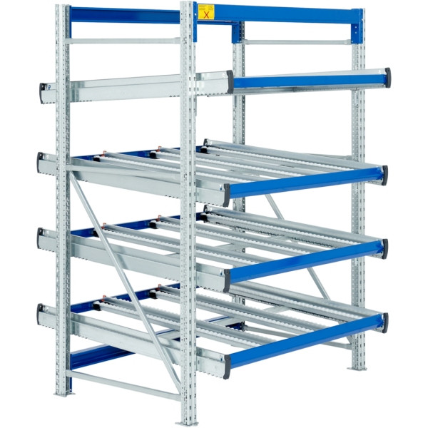 Étagère BITO SDS / étagère SF4 champ de base 2000x1350x1300 6RL droit/non monté RAL5010, C0860-0033