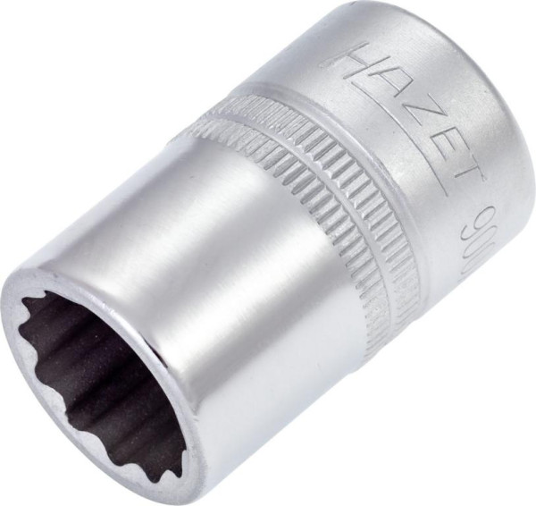Douille Hazet, Bi-Hex, carré creux 12,5 mm (1/2"), profil de traction extérieur double hexagonal, 5/8", 900AZ-5/8