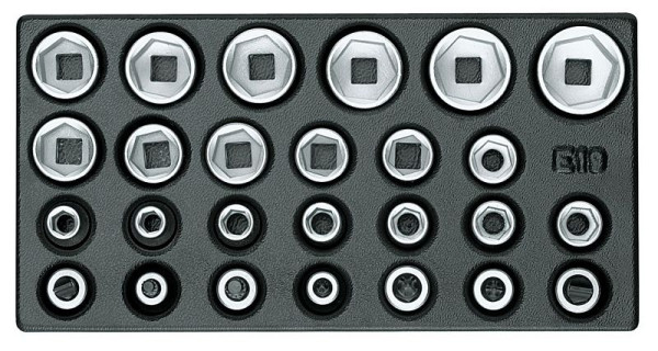Module d'outils GEDORE avec assortiment, inserts pour clés à douille 1/2'', 1733109