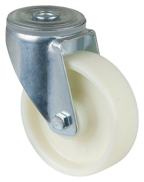 Rouleau de transport BS rollers, largeur de roue 30 mm, Ø roue 100 mm, capacité de charge 125 kg, bande de roulement/corps de roue en plastique, roulement à rouleaux, lot de 4, L101.B10.100