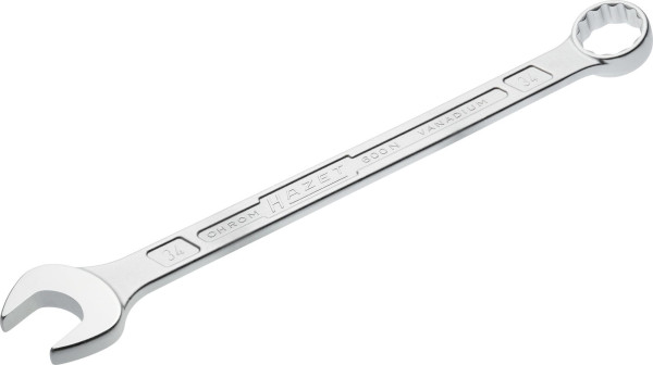 Clé mixte Hazet, profil de traction double hexagonal extérieur, 34 mm, 600N-34