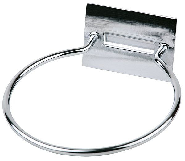 Anneau simple APS pour échelle de buffet, environ Ø 14 cm, métal chromé, 11496