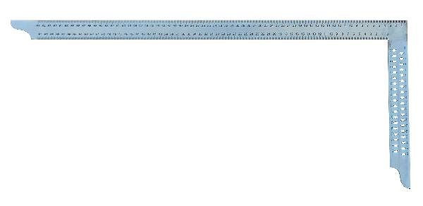 carré de menuisier hedue ZV avec graduation mm type A et trous de marquage, longueur: 700 mm, V072