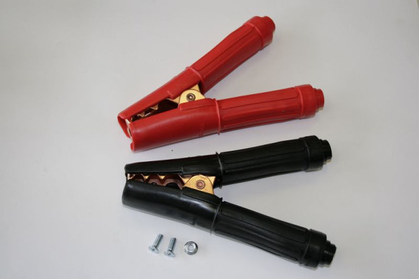 Bornes polaires ELMAG rouge + noir n°14 pour DIGICAR 900 & EUROSTART 700/1000 automatique à partir de la livraison 01/2013, 9505304