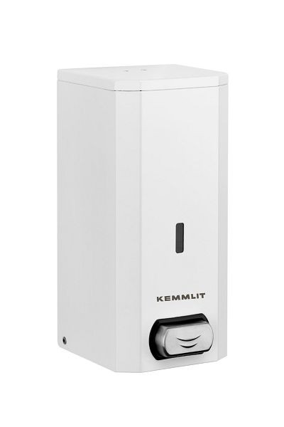 KEMMLIT distributeur de savon et de désinfectant Basic, manuel, blanc, 205.938