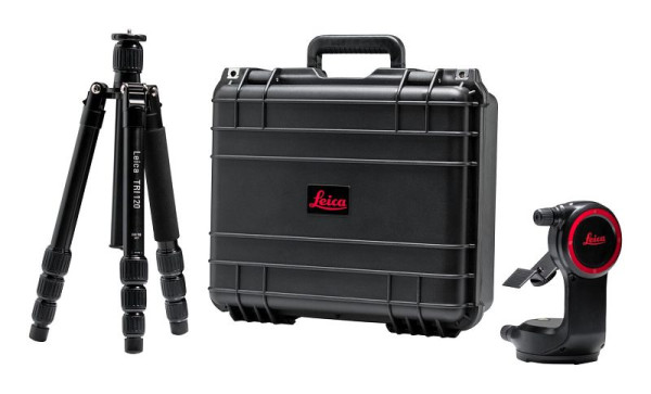 Adaptateur Leica DST 360 avec trépied TRI 120 dans un étui robuste pour mesures P2P, 848783