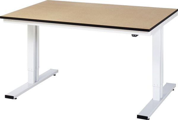 Table de travail RAU série adlatus 300 (réglable électriquement en hauteur), plan de travail en MDF, 1500x720-1120x1000 mm, 08-WT-150-100-F