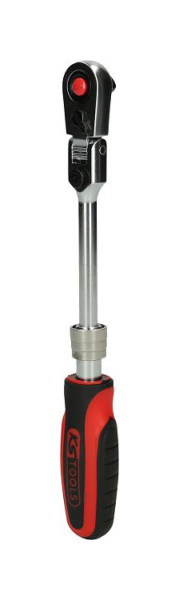KS Tools Cliquet réversible à joint télescopique SlimPOWER 1/4", 72 dents, 914.1420