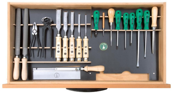 Kit d'outils Ulmia 304, avec supports, 106.007