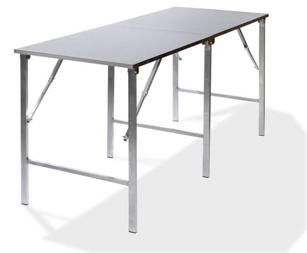 Table de travail pliante en acier inoxydable VEBA 200x80x90 cm (LxPxH), acier inoxydable, 23100