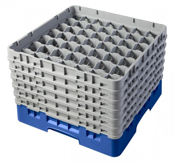 Panier de lavage Cambro 49 compartiments Camrack® 29,8 cm bleu, lot de 2, 49S1114168
