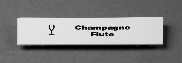 Cambro Camrack Extender ID Clip "Flûte à Champagne", CECCF6000