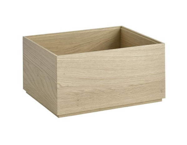 Caisse en bois APS GN 1/2 -VALO-32,5 x 26,5 cm, hauteur : 16,5 cm, bois de chêne (huilé), 14005