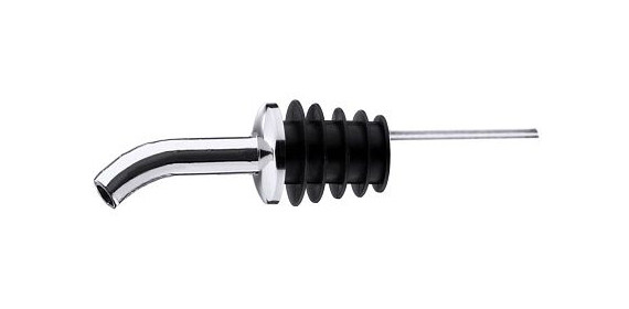 Verseur de bouteille Contacto avec tube courbé bouchon 12 cm avec tube à air, 367/102