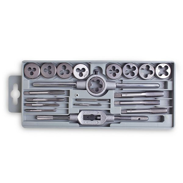 Assortiment de filetage GSR 20 pièces filetage métrique M3 - M8 acier à outils, 00706020