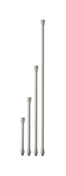 Rallonge ELMAG droite, 150 mm (aluminium anodisé), Ø intérieur 8mm, mâle M12x1,25, femelle M12x1,25 pour soufflettes, 32520