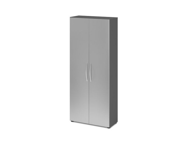 Armoire Hammerbacher 5OH 34, profondeur 6 cm BM graphite/argent, V4100/G/S/BM