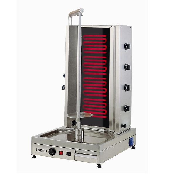 Saro kebab / gyros grill électrique ED4, pour 80kg de viande, 126-1805
