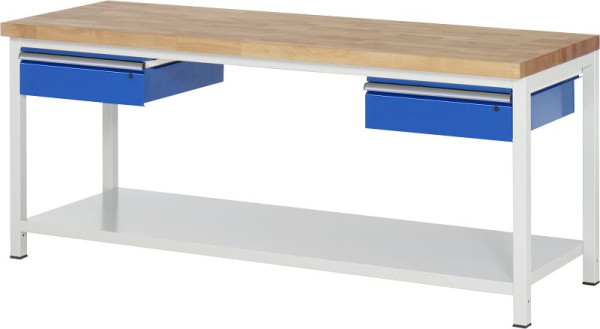Etabli RAU série 8000 - modèle 8002A6, L2000 x P700 x H840-1040 mm, 03-8002A6-207B4H.11