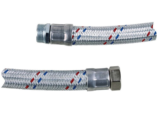 Tuyau blindé TIP 60 cm, filetage mâle/femelle 1", 30903