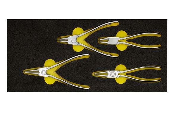 Jeu de pinces pour circlips ELORA, 4 pièces, OMS-20, 0000412001000