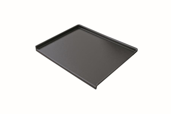 Plateau de présentation / plateau de comptoir Schneider 400 x 300 x 3 mm (bord plié) ABS, noir, incassable, grainé, 227640