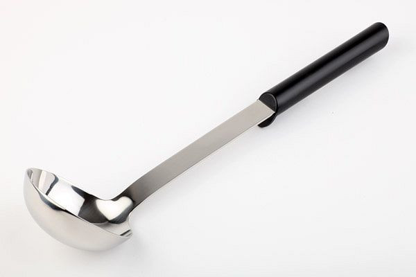 Louche APS, Ø 9 cm, longueur environ 35 cm, acier inoxydable, poignée ergonomique antidérapante, 00832