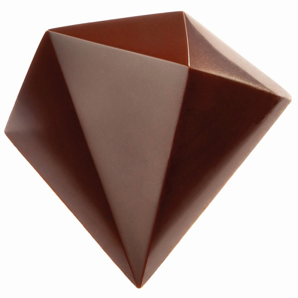 Moule à chocolat Schneider - Davide Comaschi, 275 x 135 x 28 mm / 38 x 32 x 22,5 mm, 10 g, 3 x 6 pièces, 421754