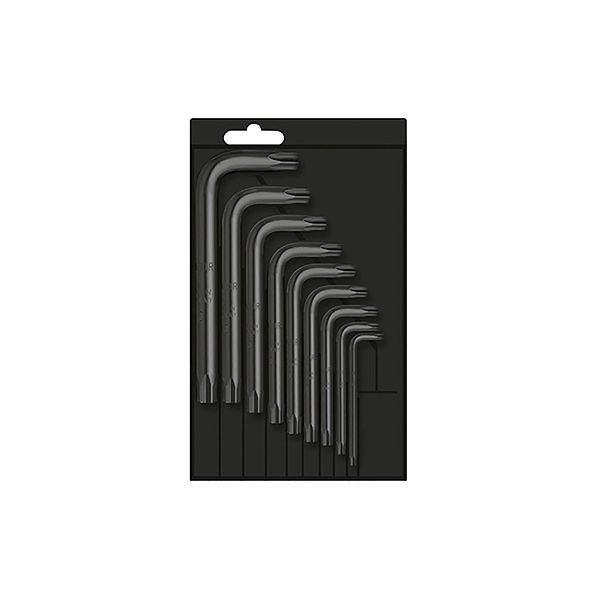 Jeu de tournevis coudés MATADOR, TORX®, en cassette, T10 - T50, 0443 9090