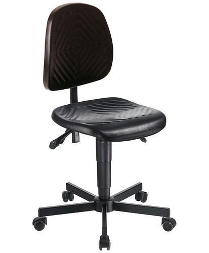 chaise pivotante de travail meychair Workster Basic, hauteur d'assise jusqu'à 640 mm, avec dossier haut, 294855