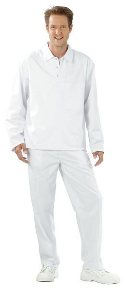 Chemise à enfiler pour homme Planam Food, blanc pur, taille S, 5370044