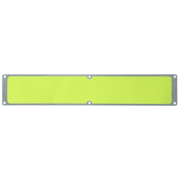 Pantalon de farine plaque antidérapante en aluminium avec revêtement antidérapant m2, couleur de signal jaune 114x635mm, APM1HF1